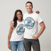 T-shirt Amour & Poisson 1 (Unisexe)
