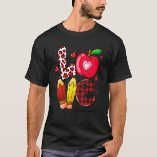 T-shirt AMOUR Pomme Cœur Orthophoniste Vie Saint-Valentin