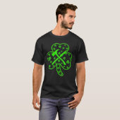 T-shirt Amour pompier St Patrick's Day Leprechaun Casquett (Devant entier)