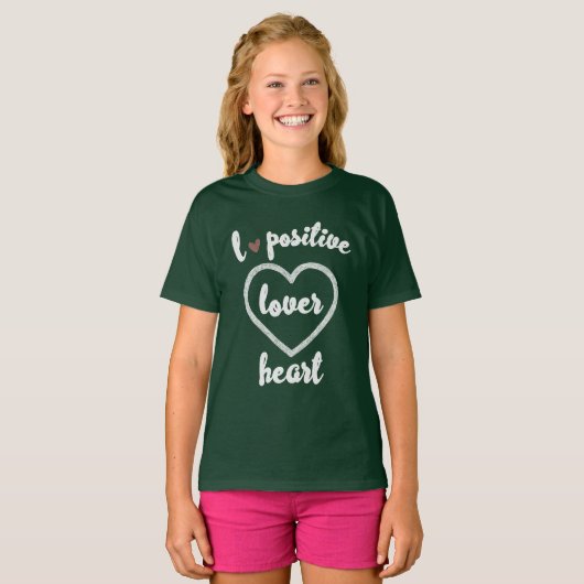 T-SHIRT AMOUR POSITIVE (Devant entier)