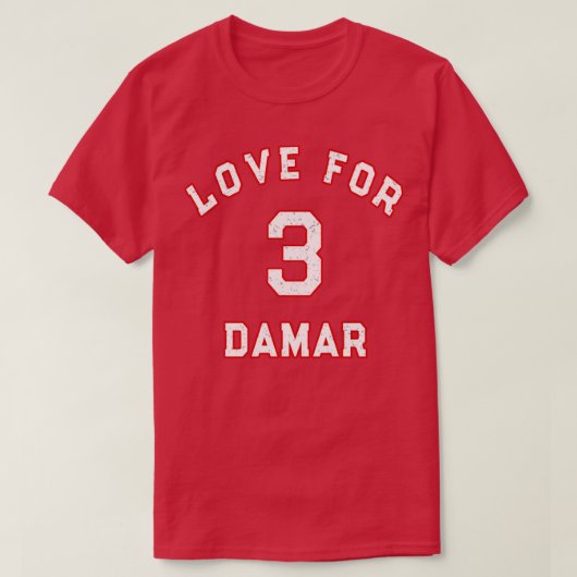 T-shirt Amour Pour Damar (Design devant)