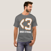 T-shirt Amour pour Damar drôle (Devant entier)