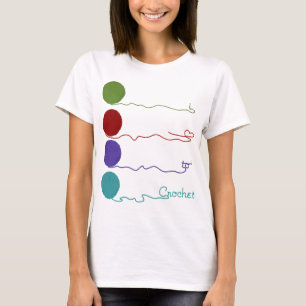 T-shirt Amour pour faire du crochet la chemise
