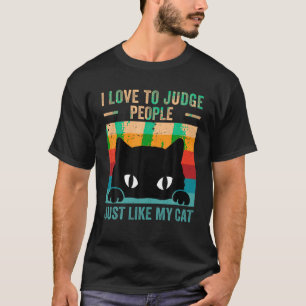 T-shirt Amour Pour Juger Les Gens Amoureux de les chats Ch