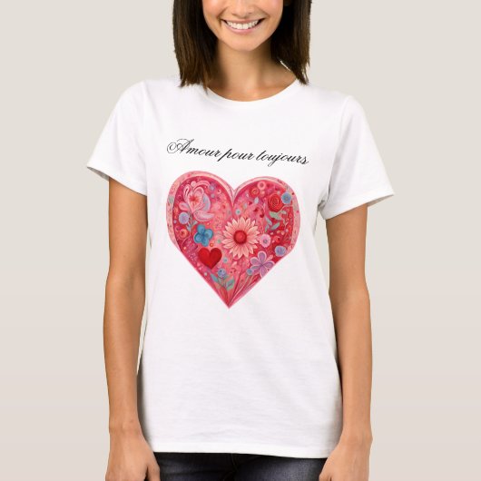 T-shirt Amour pour toujours (Devant)
