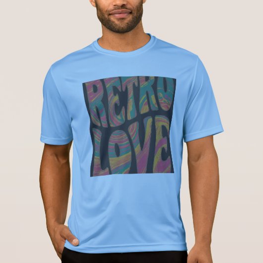 T-shirt Amour rétro (Devant)