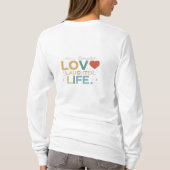 T-shirt Amour, rire (Dos)