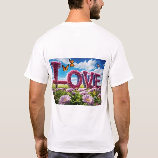 T-shirt Amour sans fin (Dos)