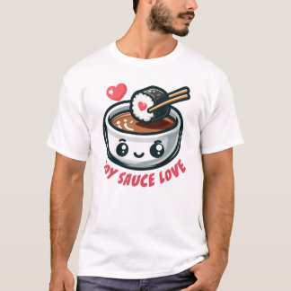 T-shirt amour sauce soja