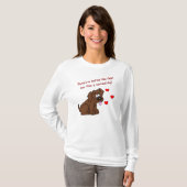 T-shirt Amour secouru de chien (Devant entier)
