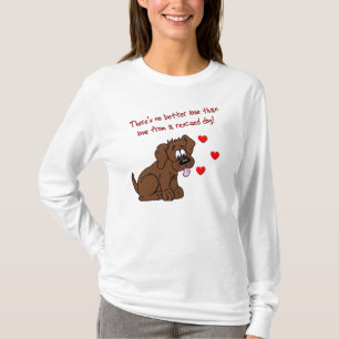 T-shirt Amour secouru de chien