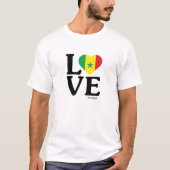 T-shirt Amour Sénégal (Devant)
