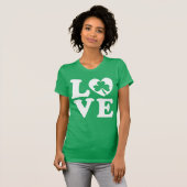 T-shirt Amour Shamrock (Devant entier)