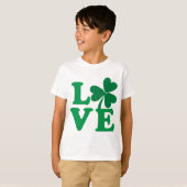T-shirt AMOUR shamrock (Devant entier)