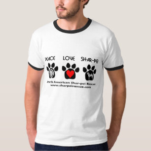 T-shirt Amour Shar-pei de paix