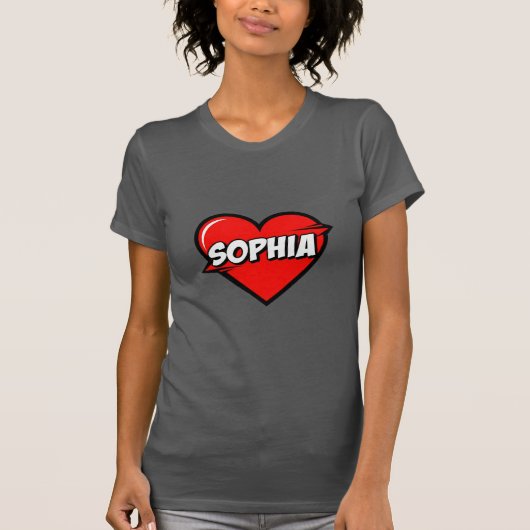 T-shirt Amour Sophia (Devant)