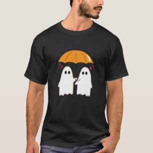 T-shirt Amour Spectral : Parapluie Couple Ghoost