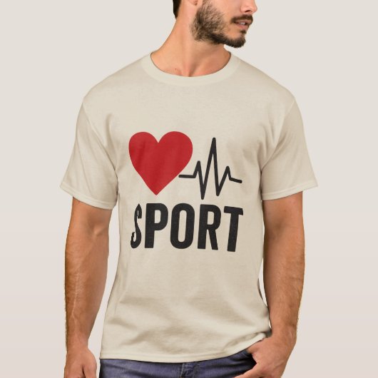 T-shirt amour sport (Devant)