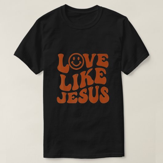 T-shirt Amour super Comme Jésus Préppy Religion Christian  (Design devant)