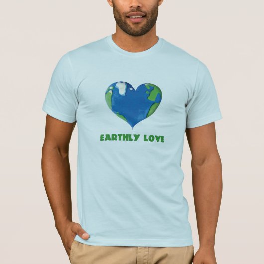 T-shirt amour terrestre (Devant)