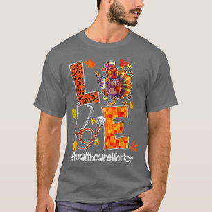 T-shirt Amour Travailleur de santé Turquie Infirmière Than