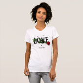 T-shirt Amour - Valentine Day Positivity Rose moderne (Devant entier)
