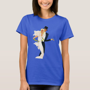 T-shirt Amour vintage et romance, Mariage moderne Couple