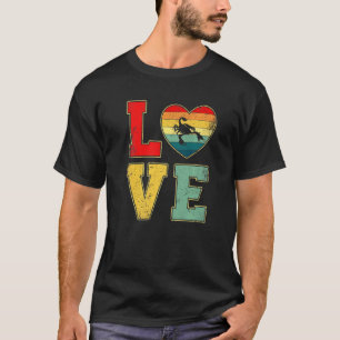 T-shirt Amour Vintage Scorpion Rétro 70s 80s Cœur Ferme An