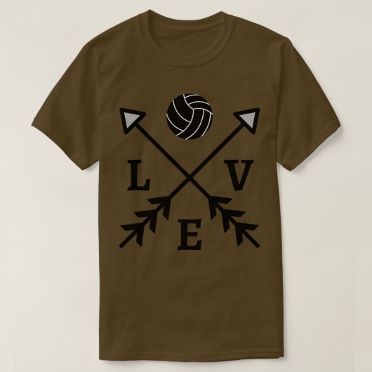 T-shirt Amour volleyball (Design devant)