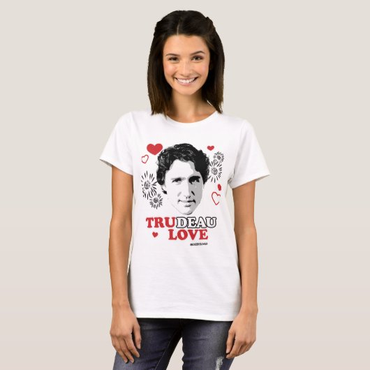 T-shirt Amour vrai Trudeau (Devant entier)