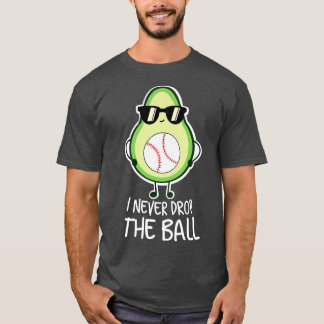 T-shirt Amoureux cool de baseball de l'Avocado