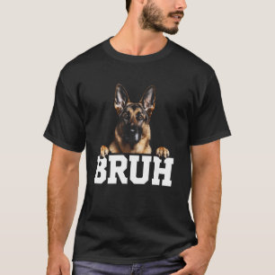 T-shirt Amoureux de Berger Allemand Bruh Drôle Sarcastique