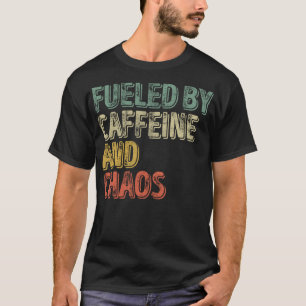 T-shirt Amoureux De Café Drôle Alimenté Par La Caféine Et