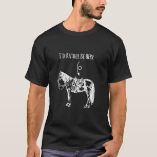 T-shirt Amoureux de chevaux Équitation Équestre Je préfére