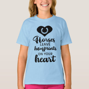 T-shirt Amoureux de chevaux mignon Équitation Chevaux Cowg