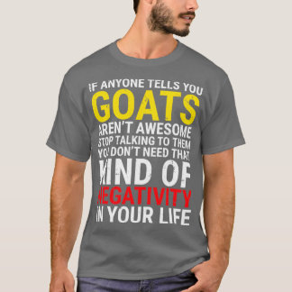 T-shirt Amoureux De Chèvre Drôle Si Quelqu'Un Dit Que Vous