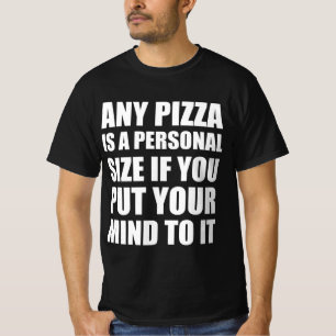 T-shirt Amoureux de citations drôles de pizza