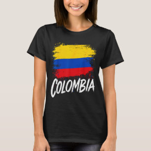 T-shirt Amoureux de Colombie Drapeau colombien