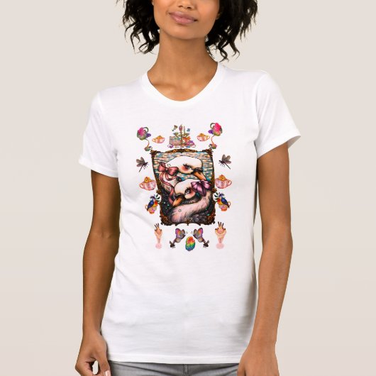 T-Shirt Amoureux de Cygnes (Devant)