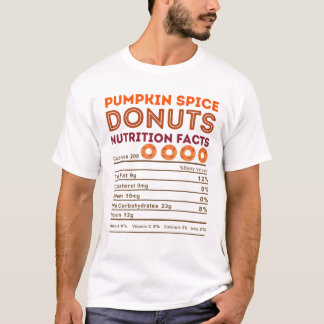 T-shirt Amoureux de Donut citrouille Amateurs de beigne de