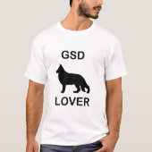 T-shirt Amoureux de GSD (Devant)