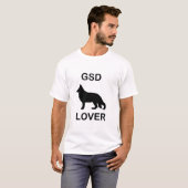 T-shirt Amoureux de GSD (Devant entier)