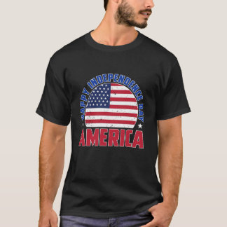 T-shirt Amoureux de la fête de l'indépendance américaine 4