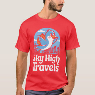 T-shirt Amoureux de la migration des oiseaux Migrateurs re