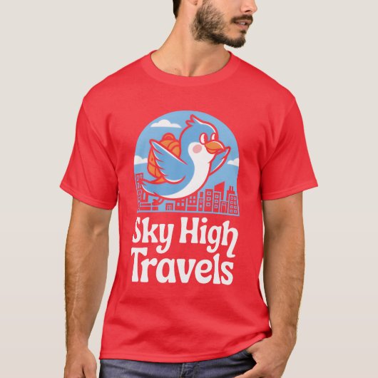 T-shirt Amoureux de la migration des oiseaux Migrateurs re (Devant)