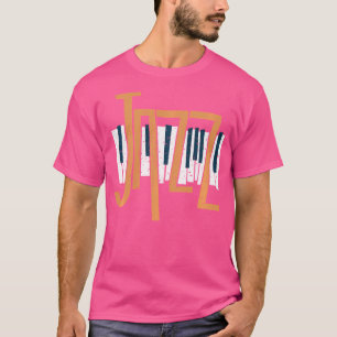 T-shirt Amoureux de la musique de jazz - Piano Jazz Vintag