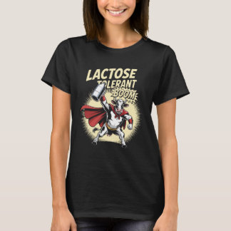 T-shirt Amoureux de lait drôle de vache tolérant au lactos