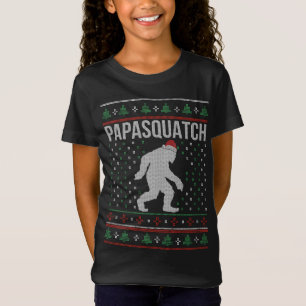 T-Shirt Amoureux de l'arbre de Noël Bigfoot - Family Pa