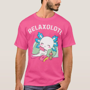 T-shirt Amoureux de l'Axolotl Mignon Salamandre Mexicaine