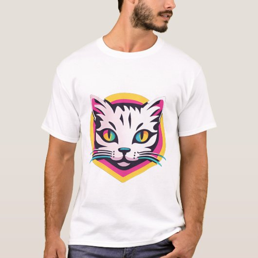T-shirt Amoureux de les chats (Devant)